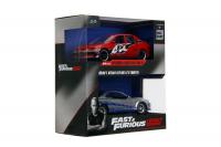 Rýchlo a zbesilo Twin Pack 2006 Mitsubishi Lancer Evo IX + Brianov 2002 Nissan Skyline GTR R34, 1:32 Wave 4/2